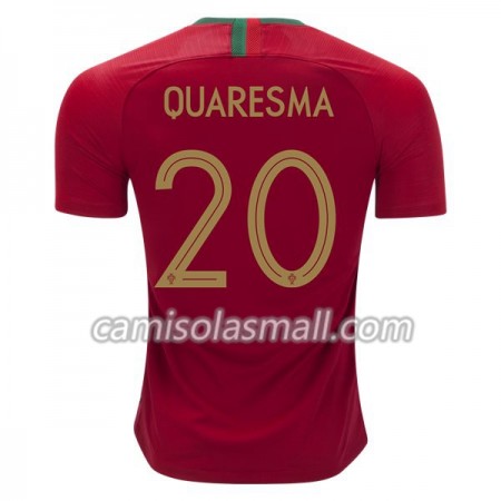 Camisolas Portugal Quaresma 20 1º Equipamento Principal Copa do Mundo 2018